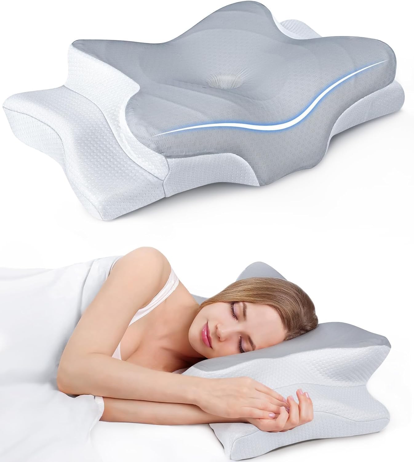 CollumHealth Memory Foam Cervical Neck Pillow