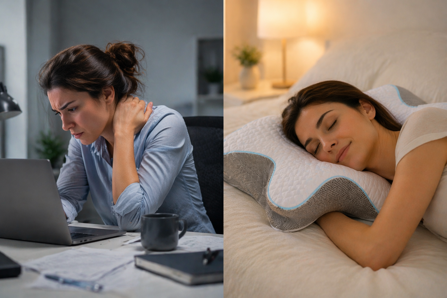 CollumHealth Memory Foam Cervical Neck Pillow