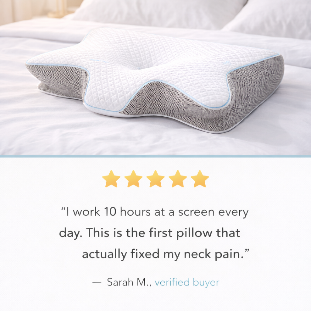CollumHealth Memory Foam Cervical Neck Pillow