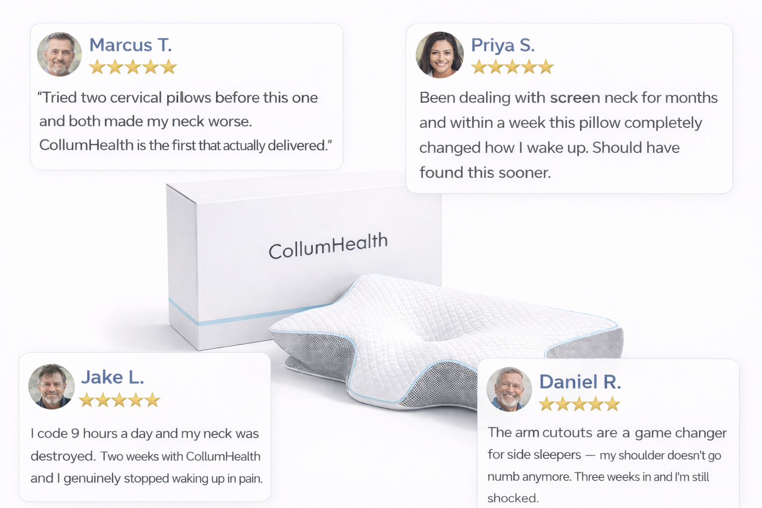 CollumHealth Cervical Neck Pillow